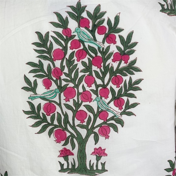 Anthropologie Sue Sartor Kaftan Shift Midi Dress Large Embroidered Bell Sleeve - Picture 13 of 15